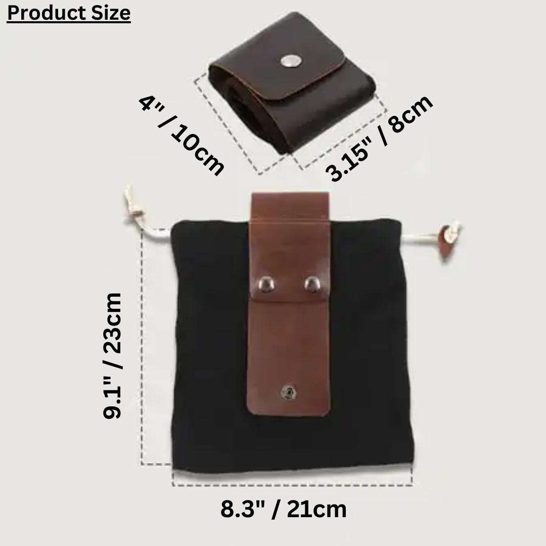 LeatherLux Utility Foraging Pouch