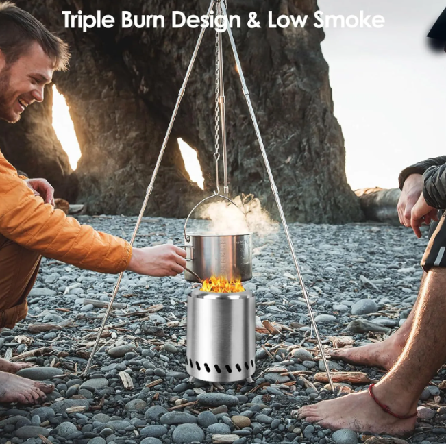 Updraft Smokeless Tabletop Fire Pit | Wood Burning