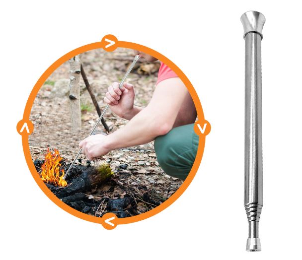 Max Airflow Campfire Blow Tube