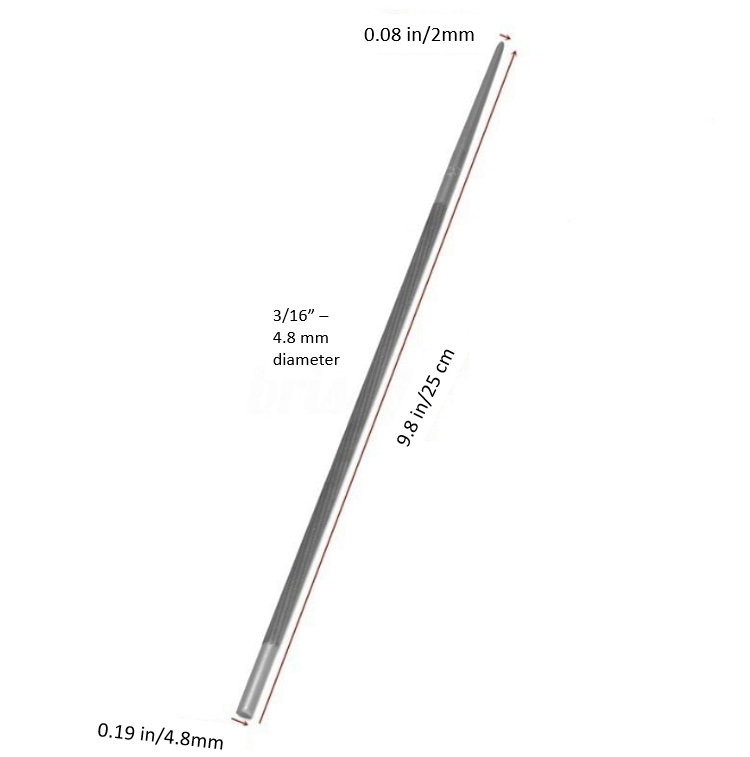 3 Saw Sharpener Files